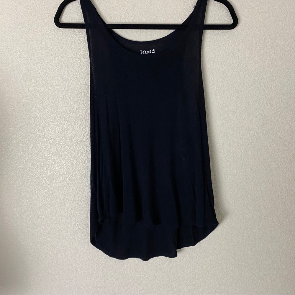 Black Soft Racerback Tank Top - Picture 2 of 8